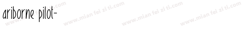 ariborne pilot字体转换